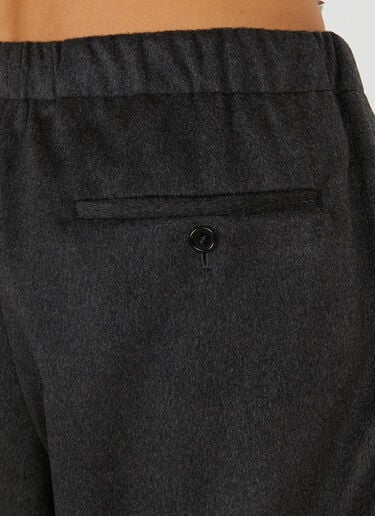 META CAMPANIA COLLECTIVE Ed カシミア ドローストリング パンツ ダークグレー mtc0150006