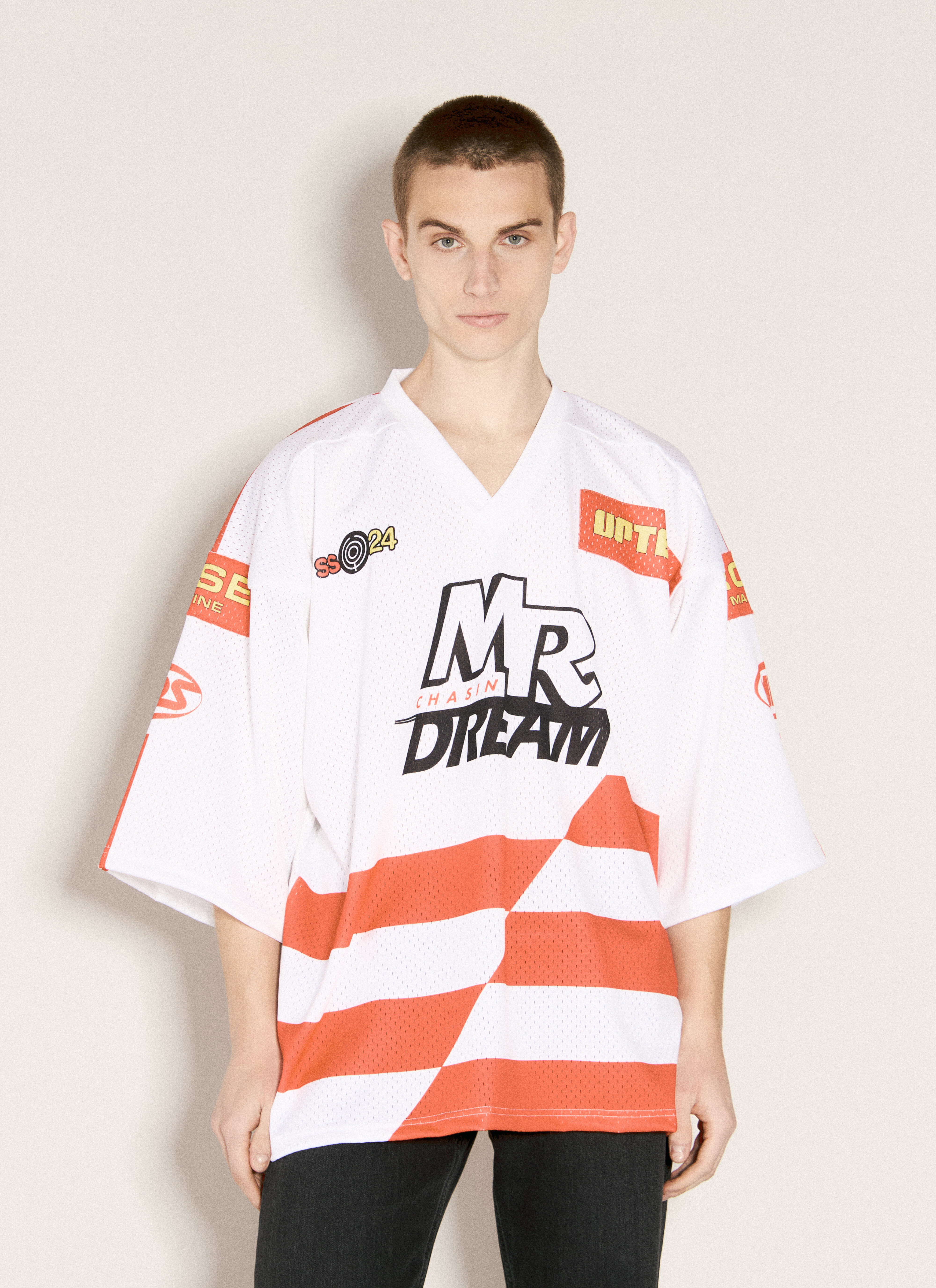 豪華ラッピング無料 Martine LN-CC® | White in T-Shirt Football Oversized Men's' Rose ウェア