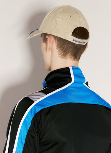 Cut Peak Baseball Cap Martine Rose Cut Peak Baseball Cap Beige mtr0156020