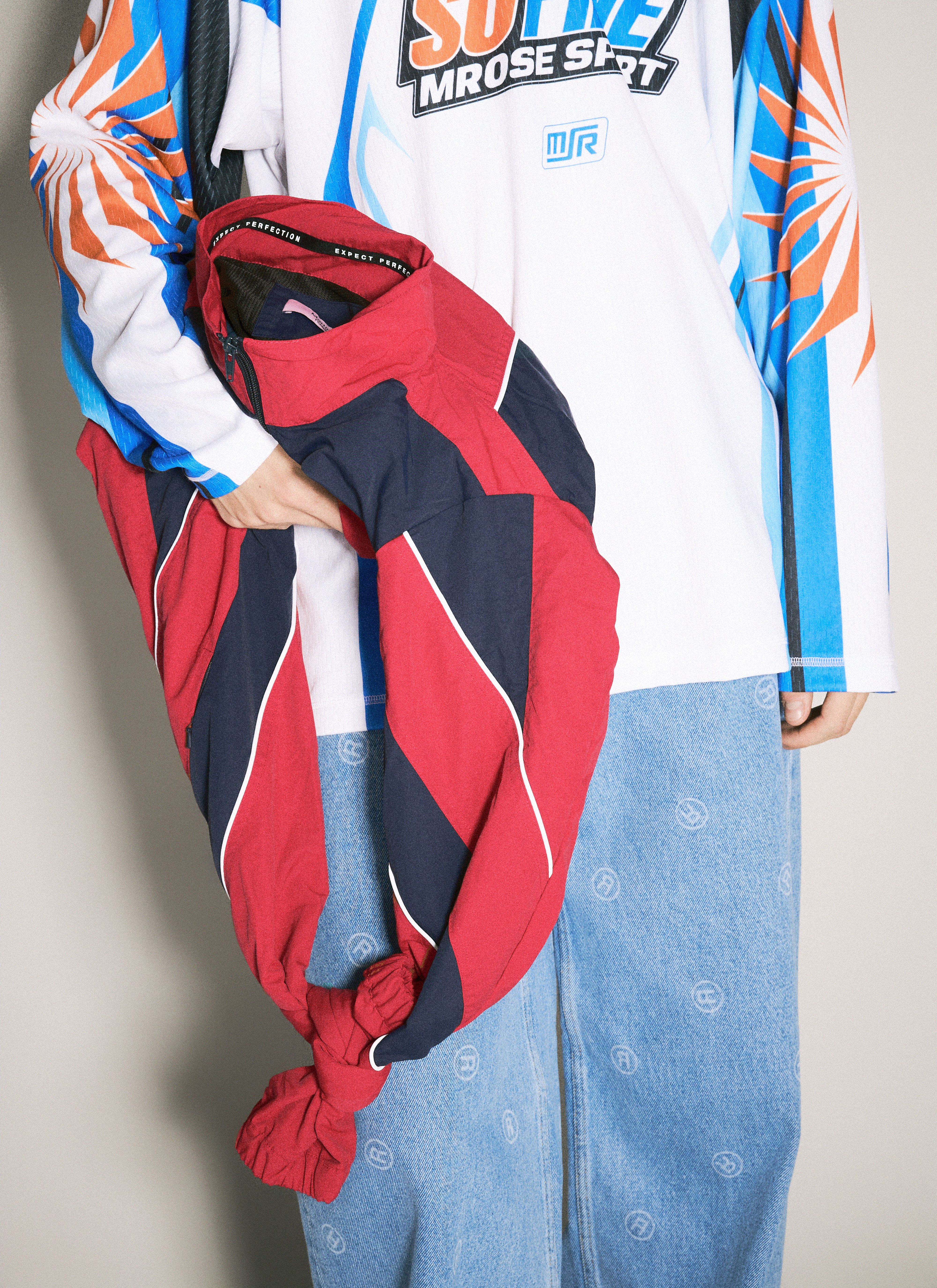 Martine Rose Men's' Track Jacket Tote Bag in Red | LN-CC®