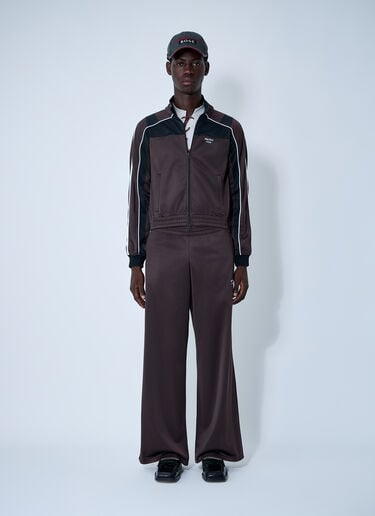 Martine Rose Shrunken Track Jacket Brown mtr0159001