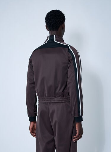 Martine Rose Shrunken Track Jacket Brown mtr0159001