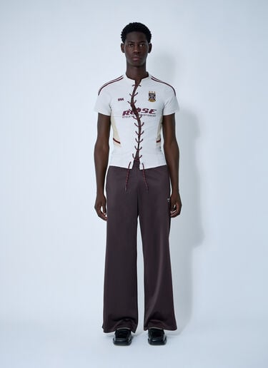 Martine Rose Logo Motif Track Pants Brown mtr0159002