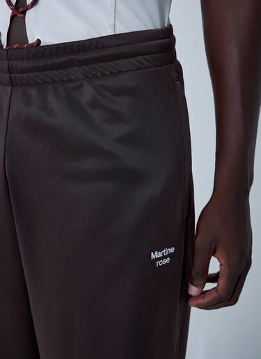 Martine Rose Logo Motif Track Pants Brown mtr0159002
