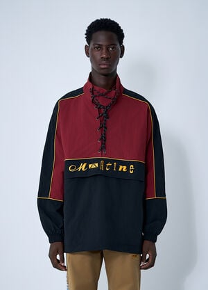 Martine Rose Lace-Up Jacket Burgundy mtr0159003