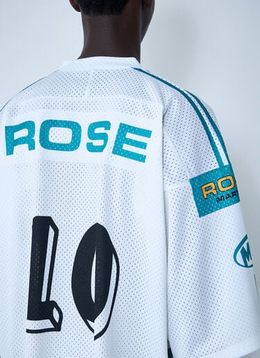 Martine Rose Logo Motif Football Shirt White mtr0159005