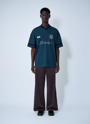 Martine Rose Logo Motif Football Shirt Black mtr0159007