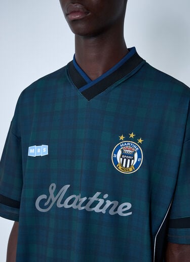 Logo Motif Football Shirt Martine Rose Logo Motif Football Shirt Black mtr0159007