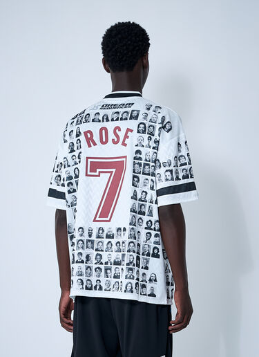 Logo Motif Football Shirt Martine Rose Logo Motif Football Shirt White mtr0159008