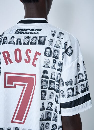 Martine Rose Logo Motif Football Shirt White mtr0159008