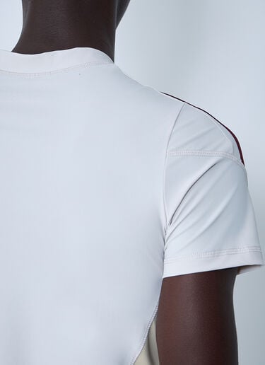 Lace-Up Logo Motif Football Shirt Martine Rose Lace-Up Logo Motif Football Shirt Grey mtr0159009