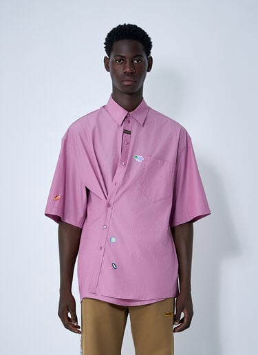 Martine Rose Wrap Shirt Purple mtr0159013
