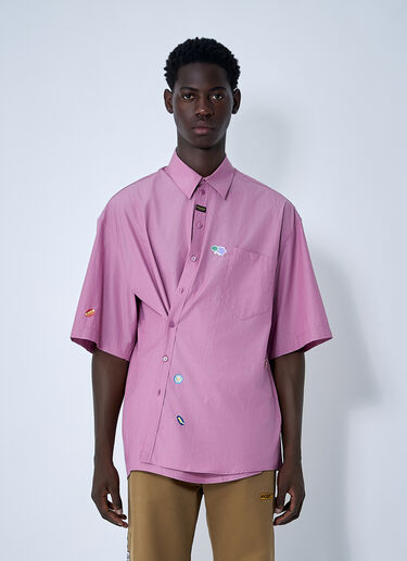Wrap Shirt Martine Rose Wrap Shirt Purple mtr0159013