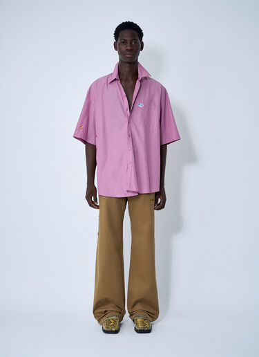 Wrap Shirt Martine Rose Wrap Shirt Purple mtr0159013