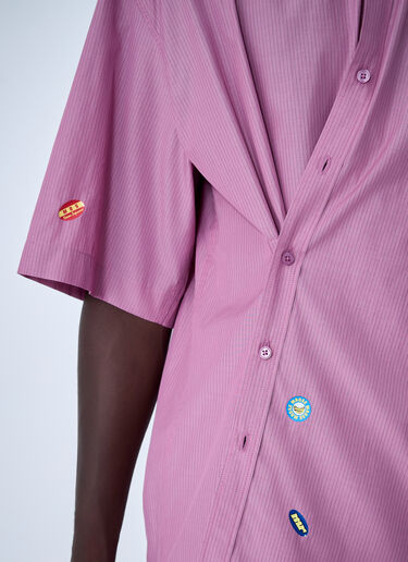 Wrap Shirt Martine Rose Wrap Shirt Purple mtr0159013