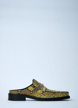 Martine Rose Loafer Mules Yellow mtr0159016