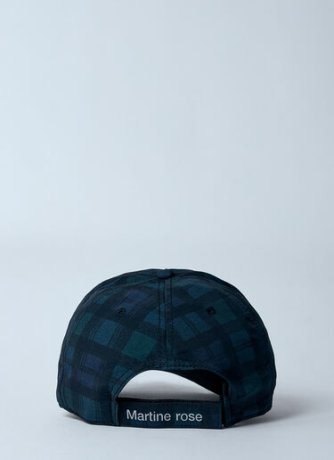 로고 모티프 베이스볼 캡 Martine Rose 로고 모티프 베이스볼 캡 블랙 mtr0159017