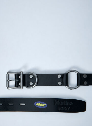 Leather Belt Martine Rose Leather Belt Black mtr0159018