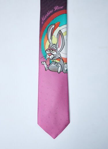 シルクネクタイ Martine Rose シルクネクタイ パープル mtr0159021