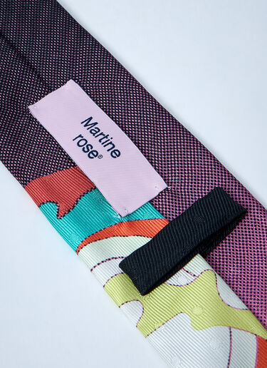 シルクネクタイ Martine Rose シルクネクタイ パープル mtr0159021