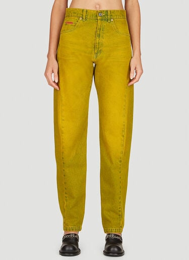 Twist Seam Jeans Martine Rose Twist Seam Jeans Yellow mtr0253002