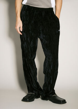 Martine Rose Wide-Leg Track Pants Black mtr0358003