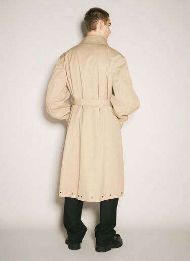 Mugler Belted Trench Coat Beige mug0158001