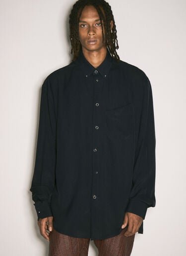 Pierced Shirt Mugler Pierced Shirt Black mug0158003