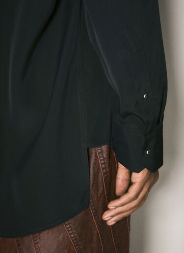 Pierced Shirt Mugler Pierced Shirt Black mug0158003