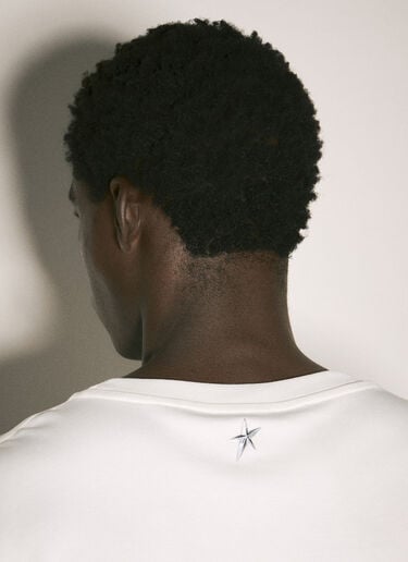 Mugler Pierced T-Shirt White mug0158010