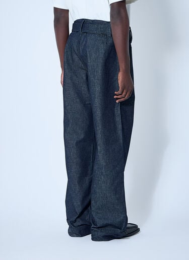Belted Denim Jeans Mugler Belted Denim Jeans Blue mug0160005