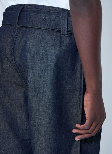 Belted Denim Jeans Mugler Belted Denim Jeans Blue mug0160005