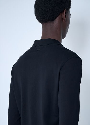 V Neck Shirt With Hardware Mugler V Neck Shirt With Hardware Black mug0160006