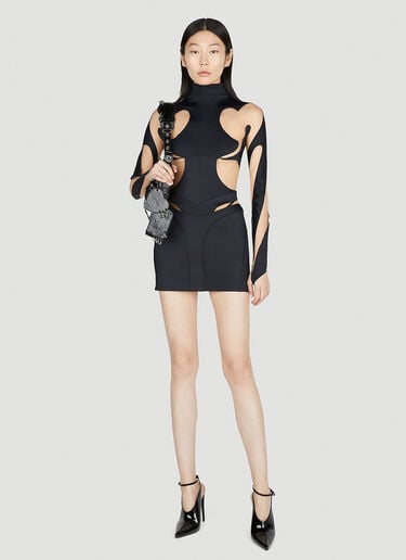 컷아웃 일루전 보디슈트 Mugler 컷아웃 일루전 보디슈트 베이지 mug0251036