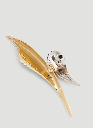 Mugler Chilli Two Tone Earrings Gold mug0252055