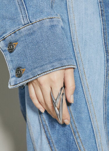 V Ring Mugler V Ring Silver mug0254036