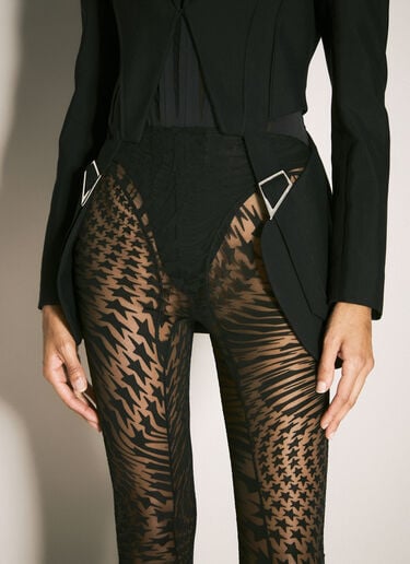 Buckled Tailored Blazer Mugler Buckled Tailored Blazer Black mug0258016