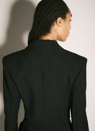 Buckled Tailored Blazer Mugler Buckled Tailored Blazer Black mug0258016