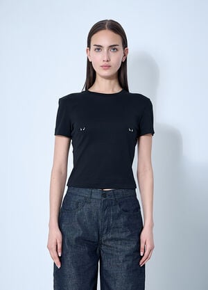 Mugler Nipple T-Shirt Black mug0259008