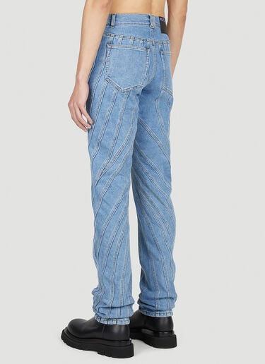 Structured Panel Jeans Mugler Structured Panel Jeans Blue mug0351005