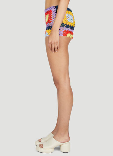 Marni x No Vacancy Crochet Shorts Multicolour mvy0253010