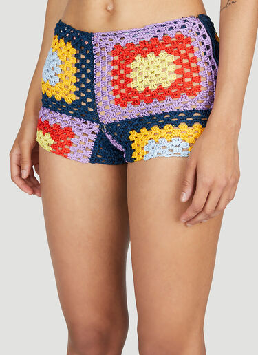 Marni x No Vacancy Crochet Shorts Multicolour mvy0253010