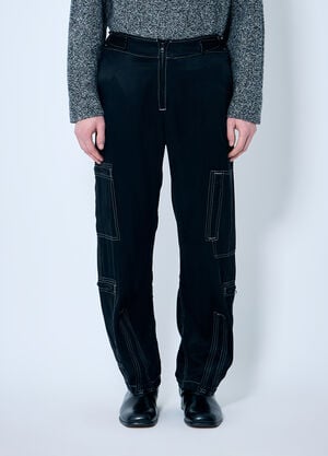 NÒMARYTHM TEXTILE Satin Flight Pants Black nma0158004