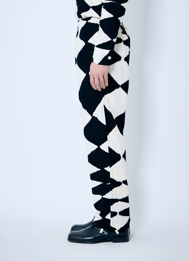 NÒMARYTHM TEXTILE 丝绒法兰绒休闲裤 黑色 nma0158008