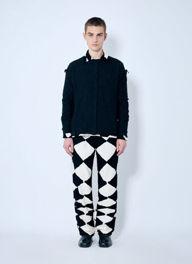 アッサンブラージュウールブレンドトップ NÒMARYTHM TEXTILE アッサンブラージュウールブレンドトップ グレー nma0158009