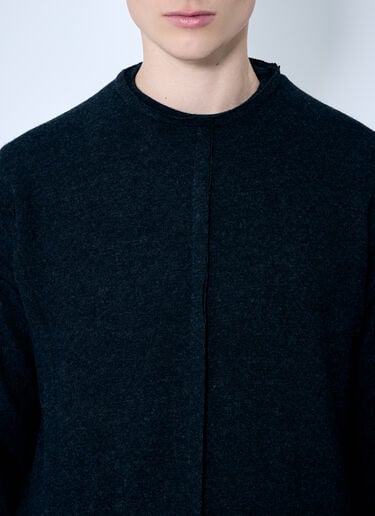 NÒMARYTHM TEXTILE Assemblage Wool-Blend Top Grey nma0158009