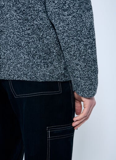 Wool Mock Neck Sweater NÒMARYTHM TEXTILE Wool Mock Neck Sweater Grey nma0158014