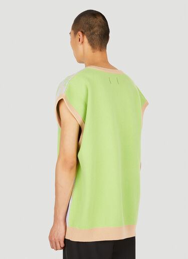 Kingfish Sleeveless Sweater Ninamounah Kingfish Sleeveless Sweater Green nmo0148008