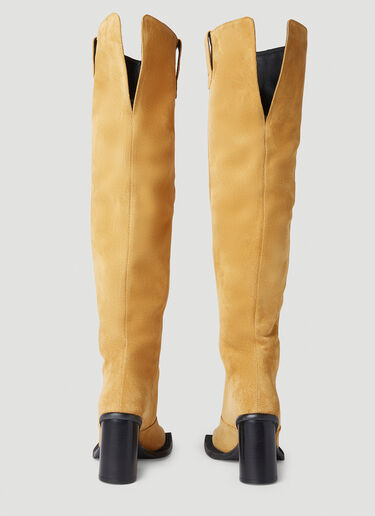Ninamounah Howling Knee-High Suede Boots Brown nmo0252012