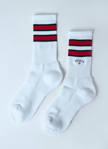 Striped Socks Noah Striped Socks White noa0160001